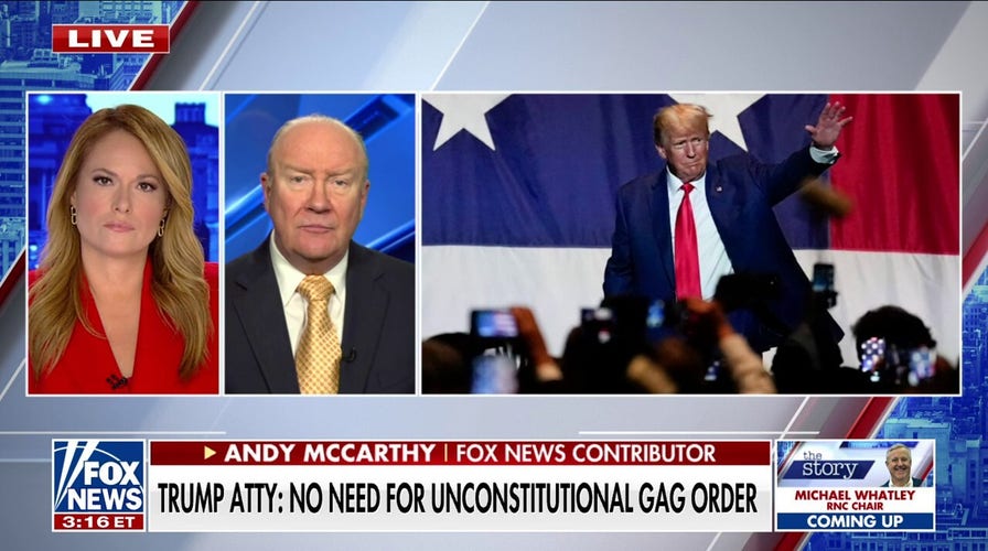 ‘No need’ for Trump gag order anymore : Andy McCarthy