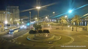 Blue fireball lights up sky in Spain