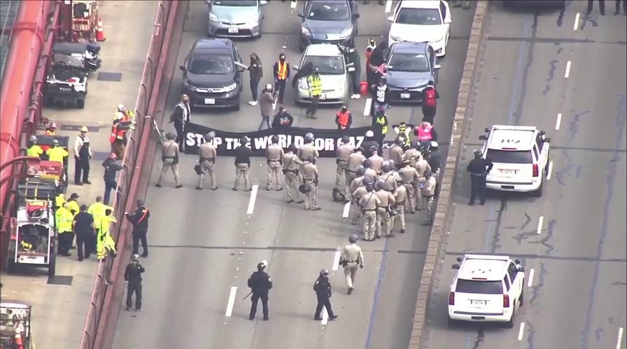 Anti-Israel protesters disrupt Golden Gate Bridge traffic