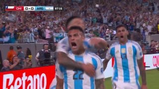 Lautaro Martínez scores in the 88th minute to give Argentina a 1-0 lead over Chile | 2024 Copa América  - Fox News