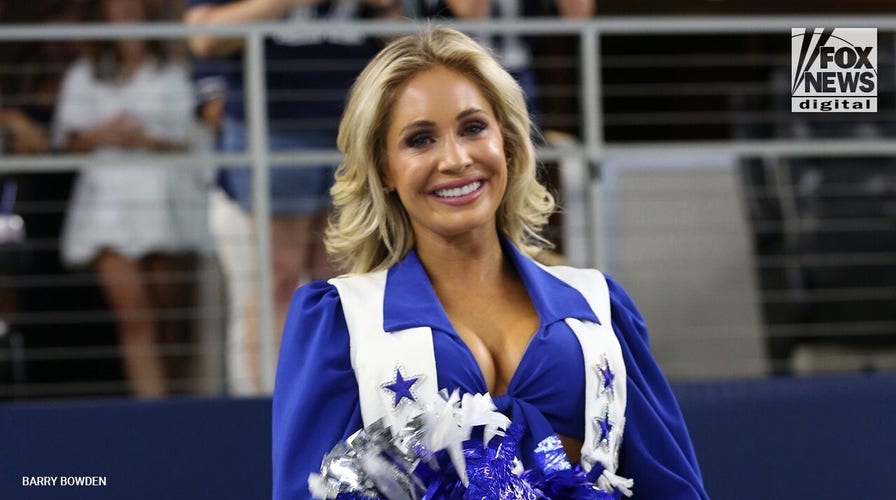 Dallas Cowboys cheerleader visits U.S. troops in South Korea