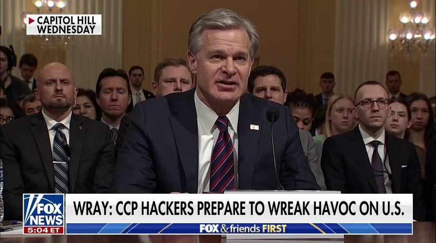 FBI Director Wray warns Chinese hackers are preparing to 'wreak havoc' on US infrastructure