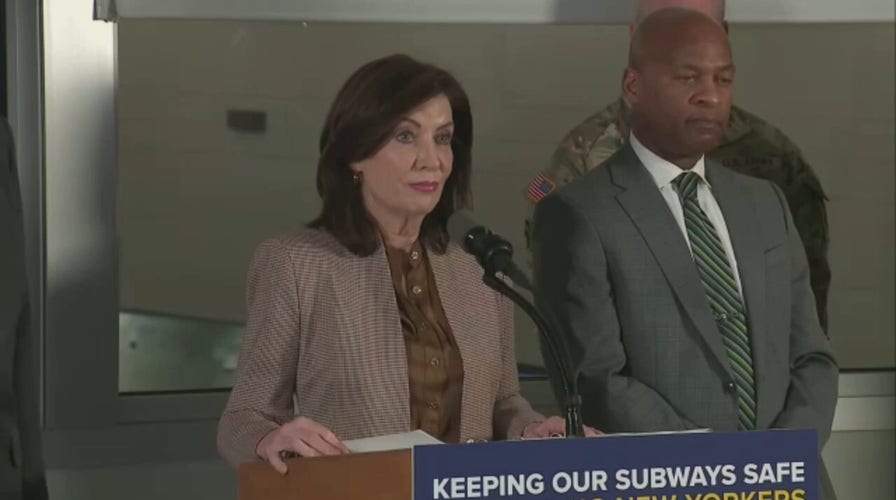 New York Gov. Kathy Hochul delivers five-point plan to combat subway violence