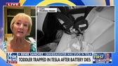 First responders forced to smash window in Tesla to rescue trapped toddler after battery died