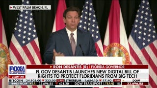 Ron DeSantis launches bill to defend Floridians against Big Tech - Fox Business Video