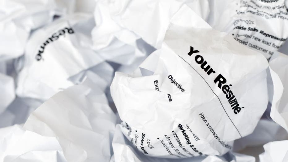 Crumpled resume