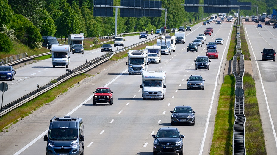 Cars driving on the highway