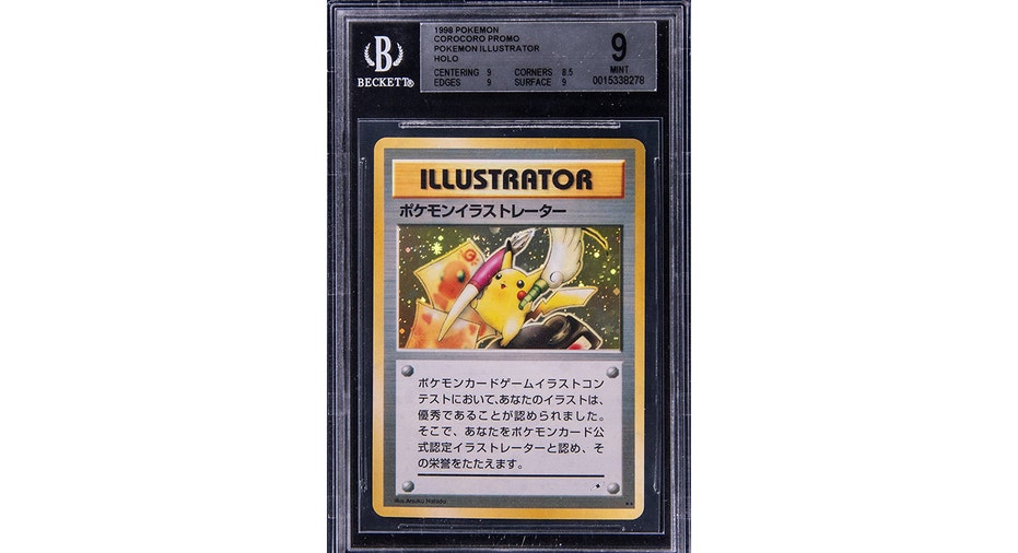 illustrator pikachu pokemon card