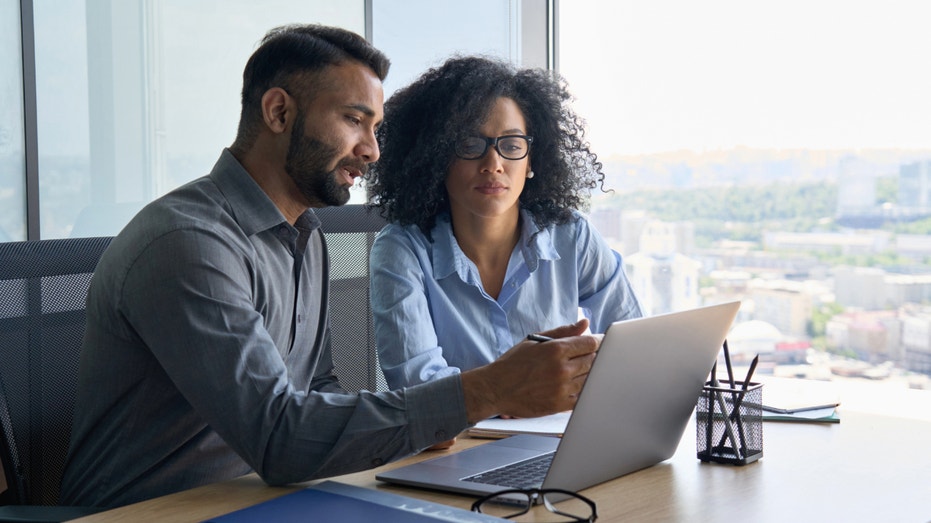 Laptop people tax forms