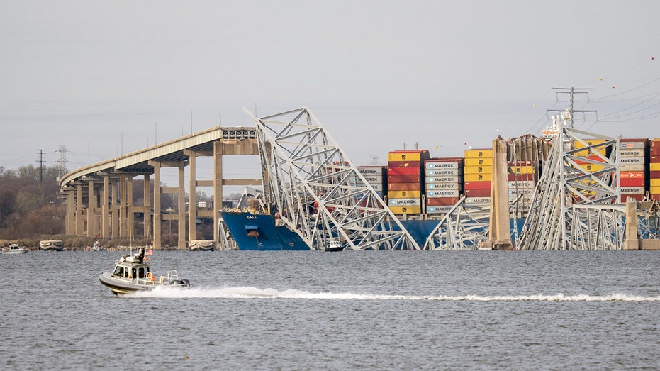 The Francis Scott Key Bridge collapsed after it was struck by a large cargo ship