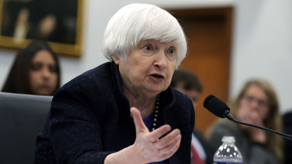 Treasury Secretary Janet Yellen testifying