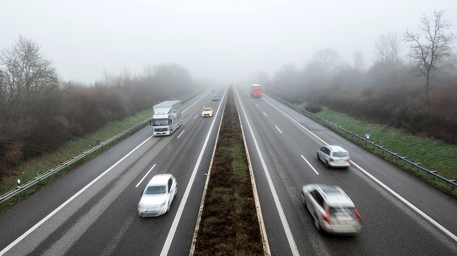 cars on highway