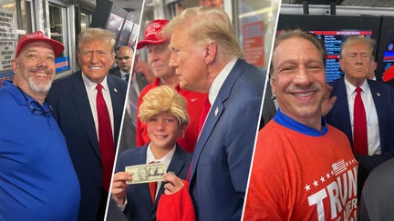 Former President Trump visited Tony and Nick's Steaks in Philadelphia on his way to a campaign rally on Saturday, June 22.
