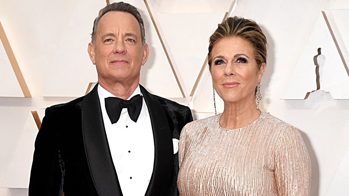 Tom Hanks and Rita Wilson at the Oscars