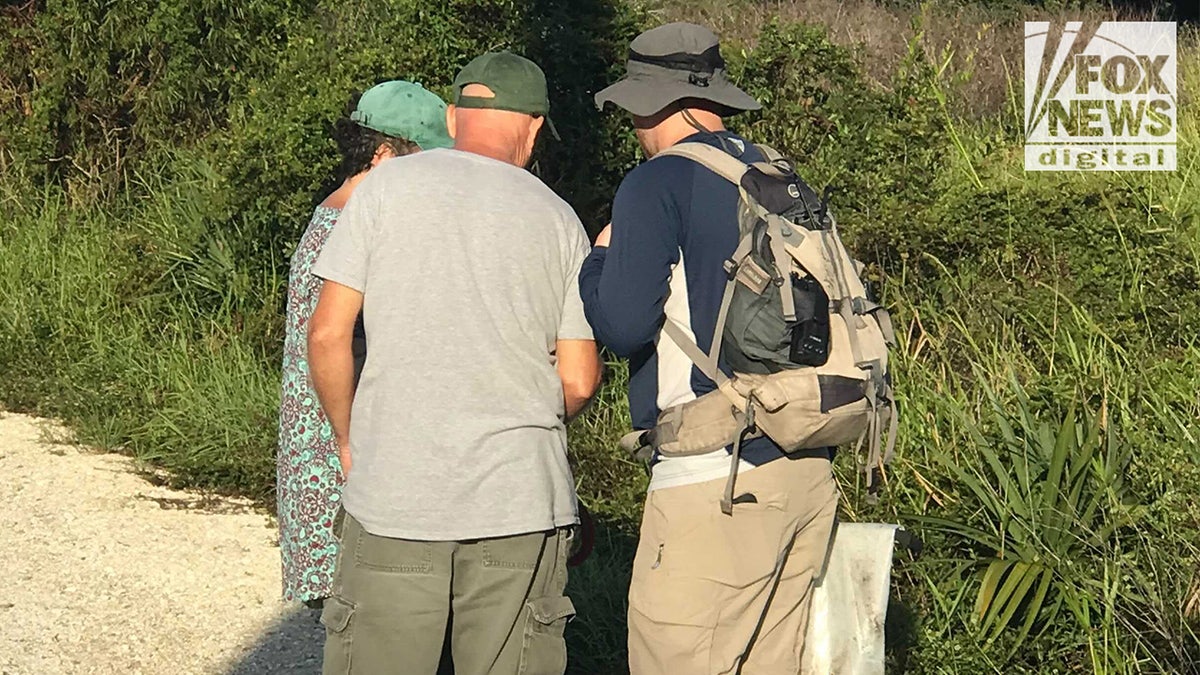 The Laundrie parents and a North Port detective discussing what they found