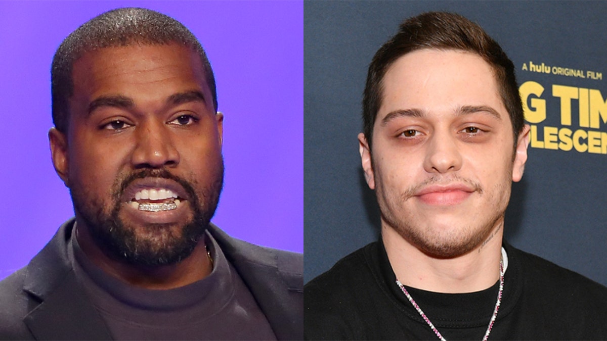 Kanye and Pete Davidson