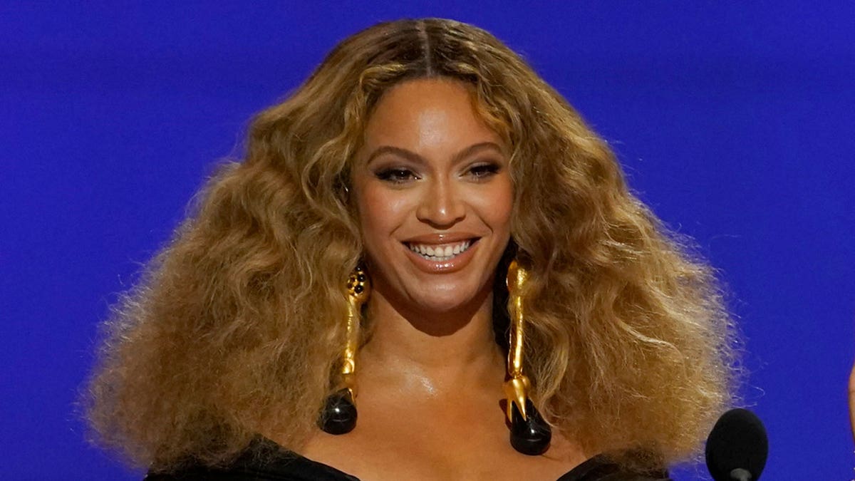 Beyonce smiling