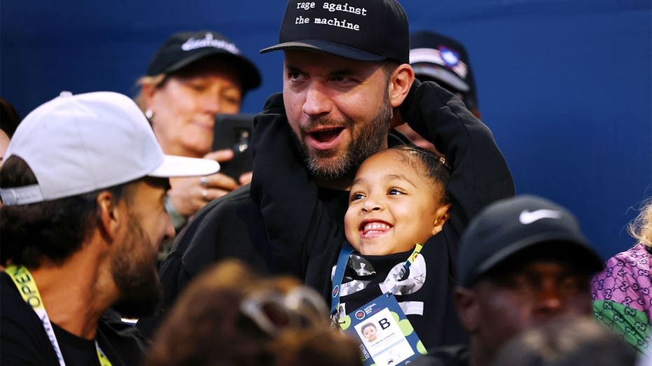 Alexis Ohanian with daughter Alexis Olympia Ohanian Jr.