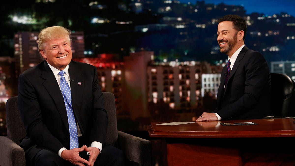 Trump on Kimmel's show in 2016