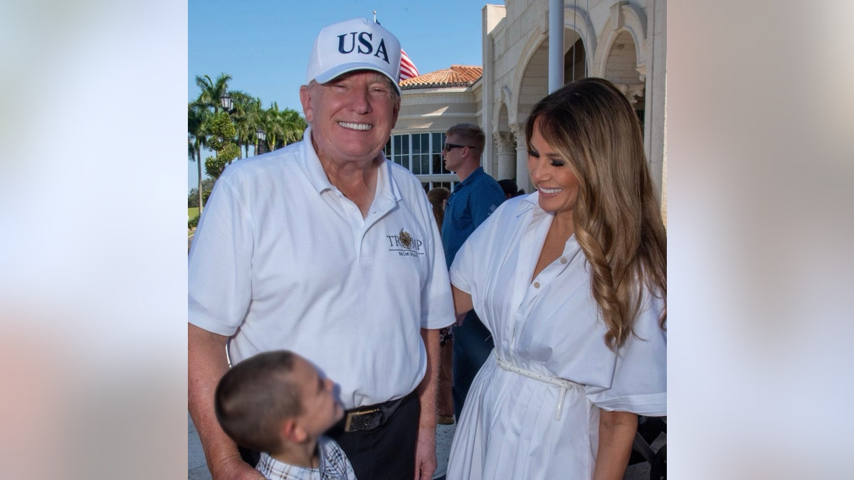 Former President Donald Trump and his wife, Melania.