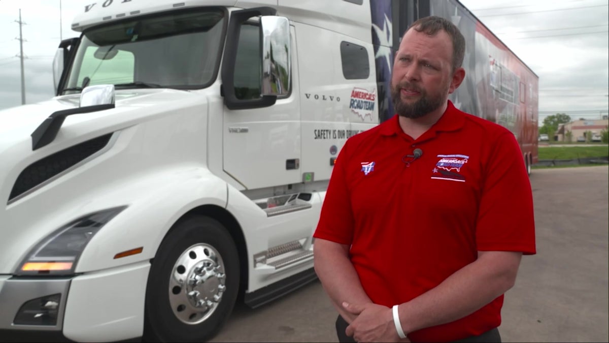 bob bramwell outside his truck