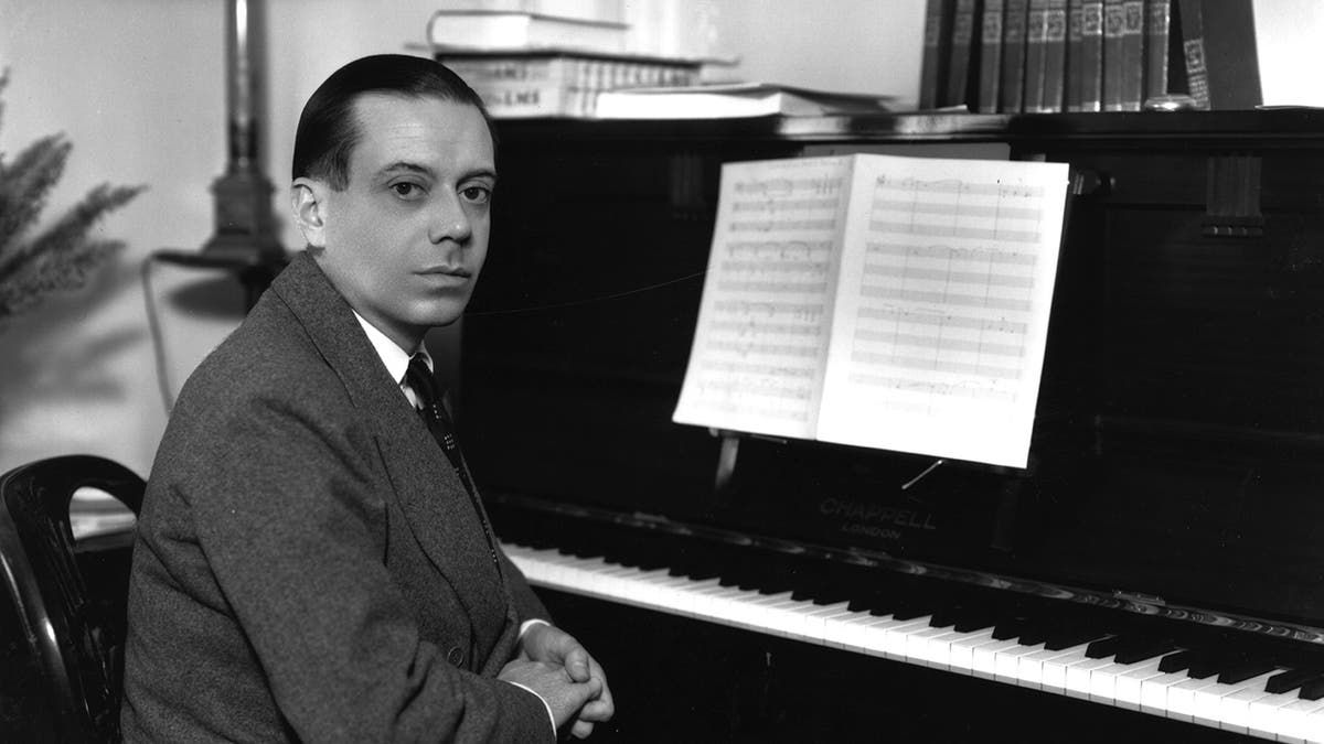 Cole Porter at the piano