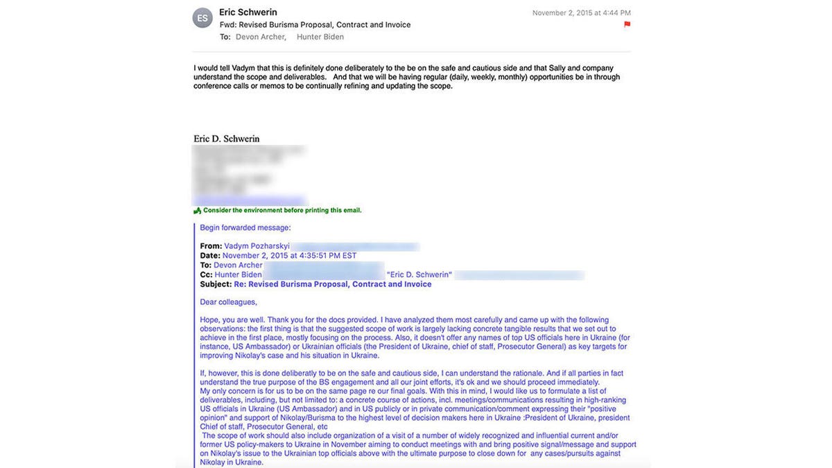 Schwerin emails Rosemont Seneca Partners