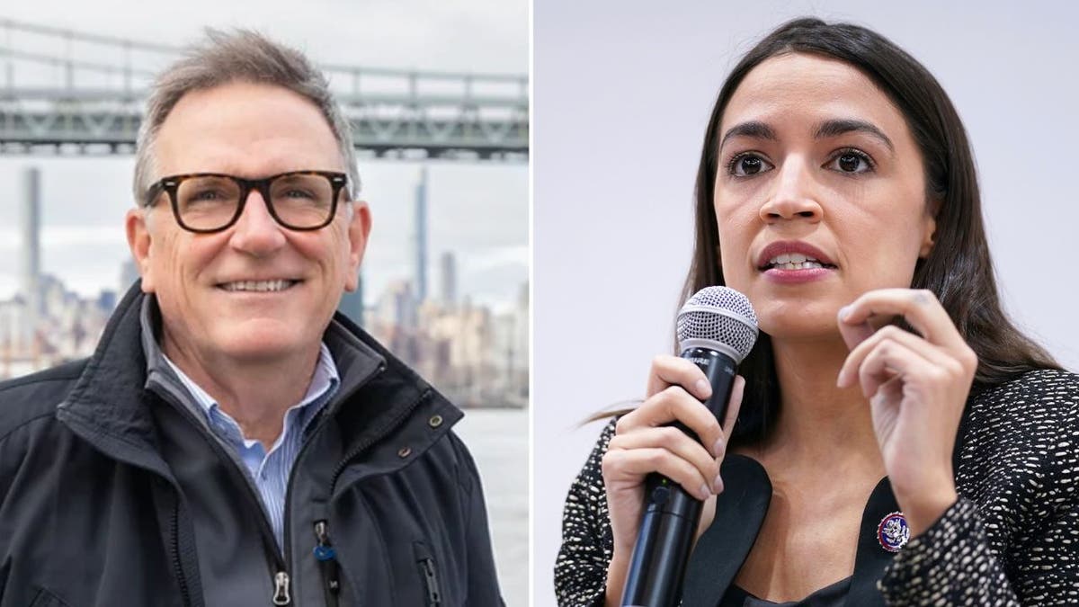 Marty Dolan, left, challenging Alexandria Ocasio-Cortez, right