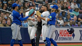 Blue Jays' Génesis Cabrera's shoves Rays' José Caballero, sparking benches-clearing confrontation