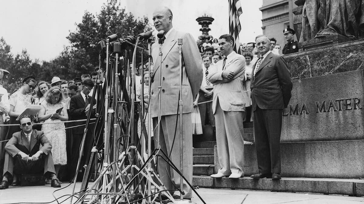 Dwight Eisenhower at Columbia University 