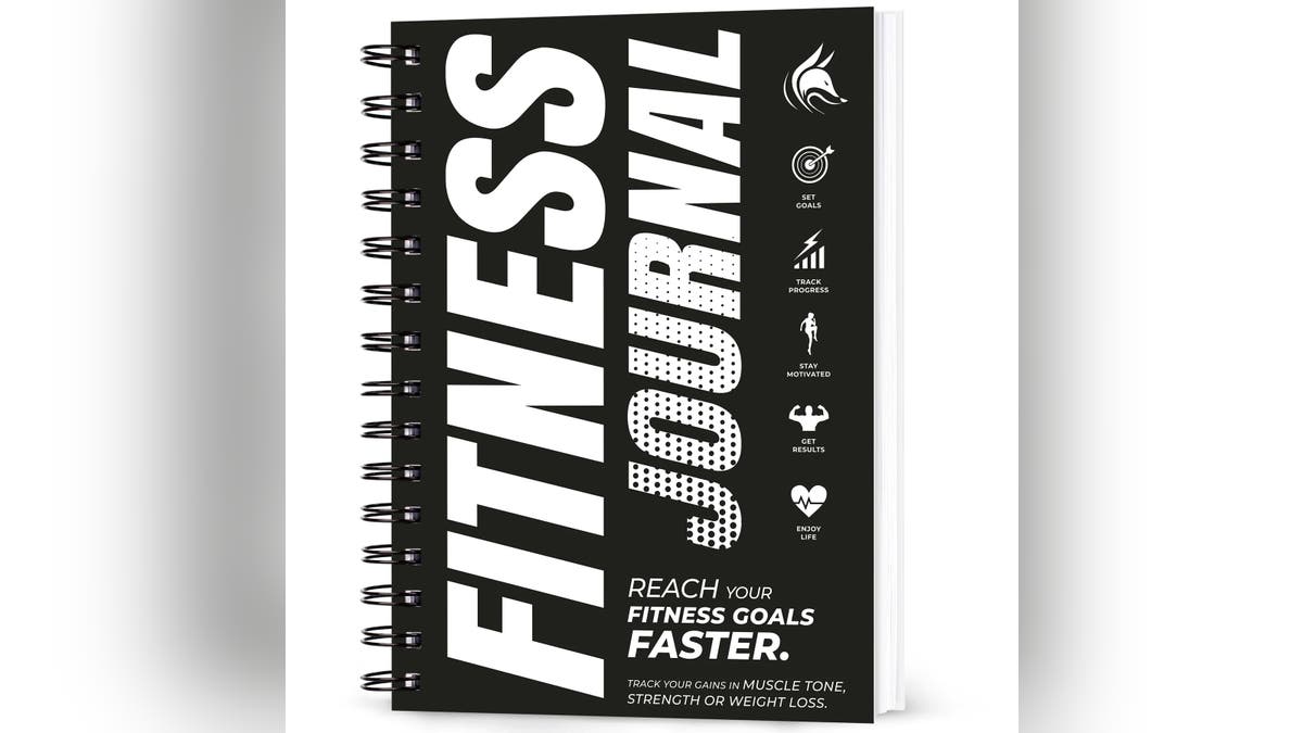 A fitness journal is an easy way to keep track of goals.