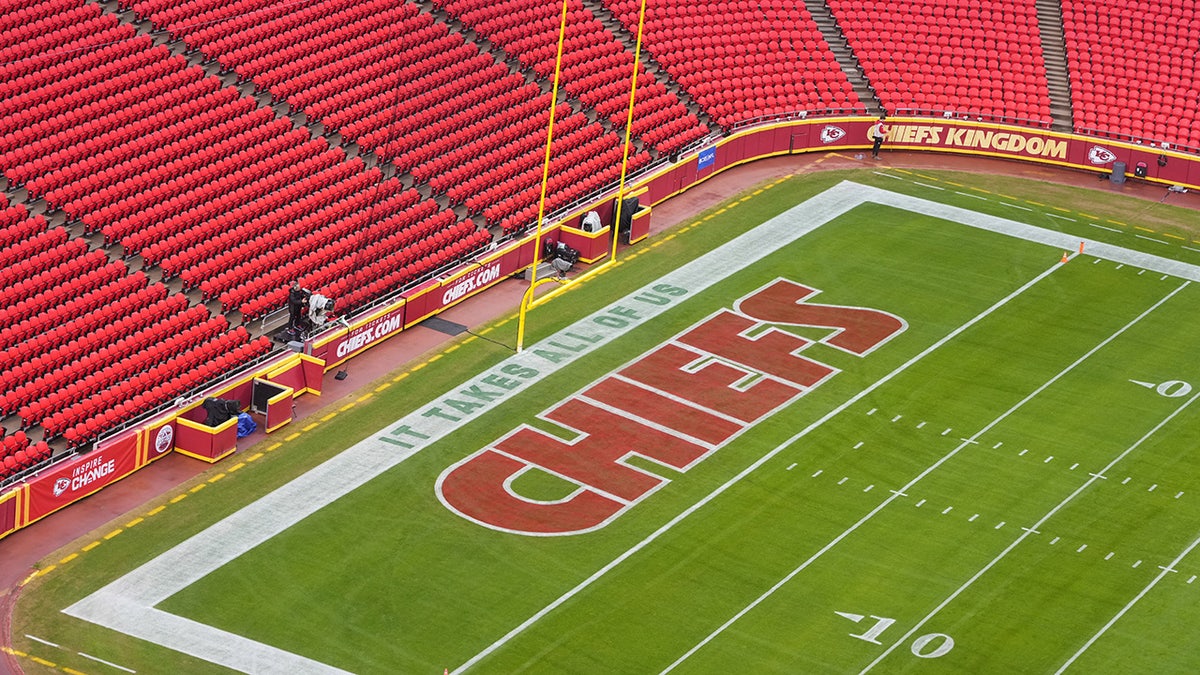 Chiefs field at Arrowhead Stadium