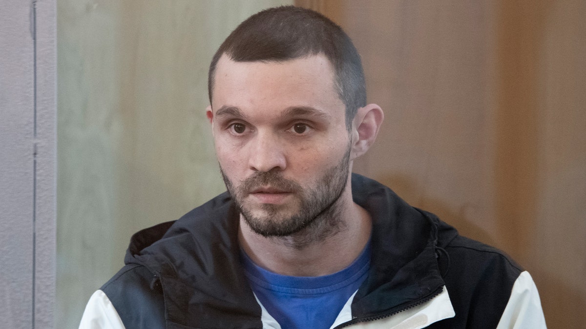 Army staff Sgt. Gordon Black in Russian courtroom