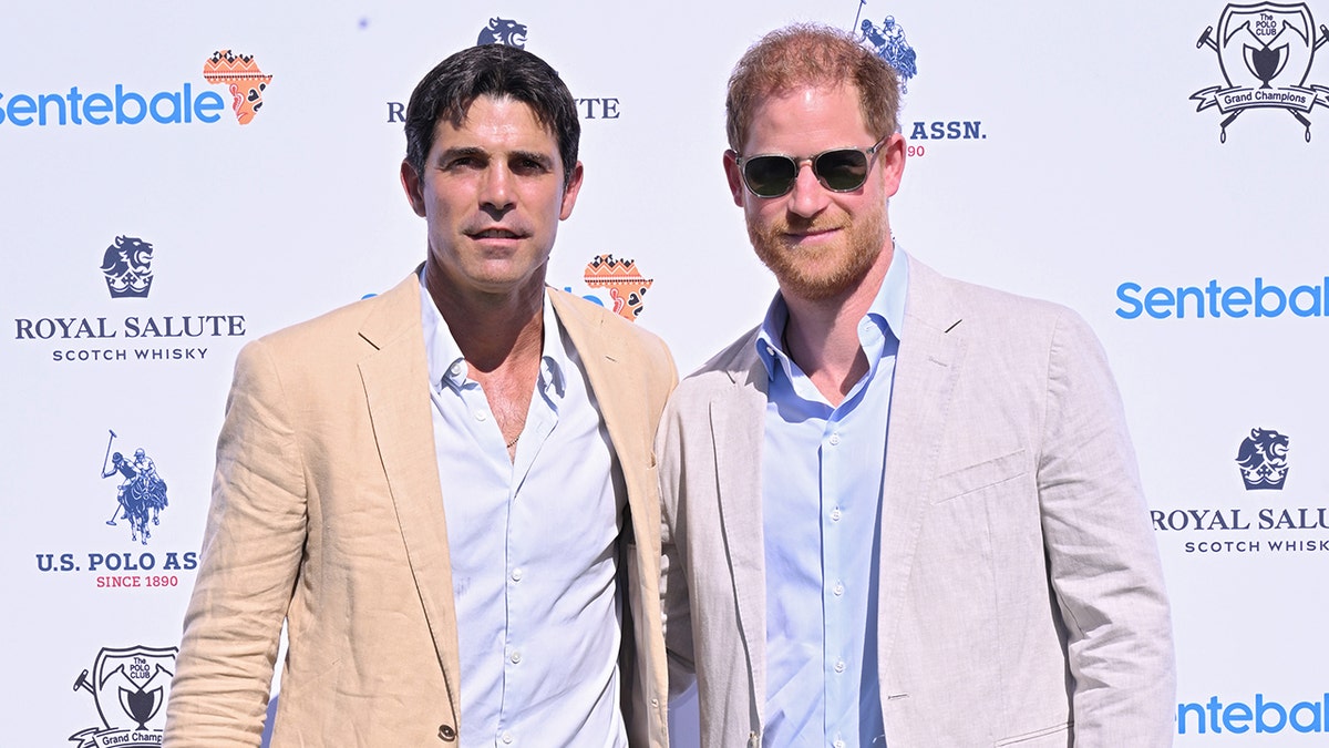Nacho Figueras and Prince Harry posing together