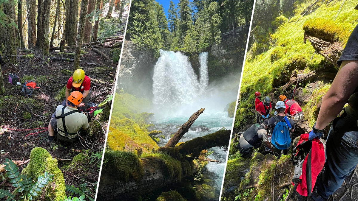 Sahalie Falls in Oregon