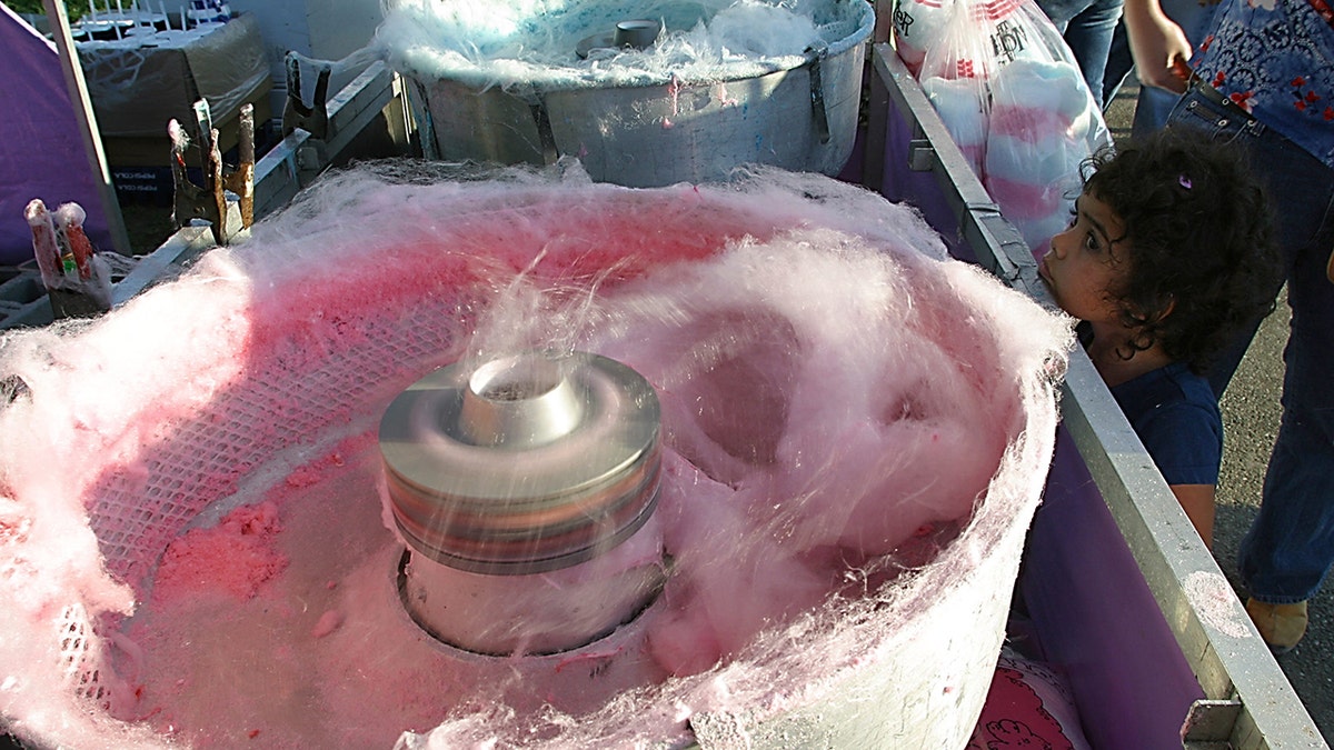 Cotton candy machine