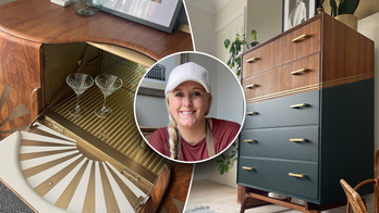Stay-at-home mom redoes furniture headed for the trash, creates unique, upcycled designs