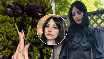 Woman turns backyard into ‘goth’ garden with dark plants and flowers: ‘Not a phase'