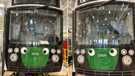 Some Boston trains now have 'googly eyes,' give riders 'joy' during their daily commutes
