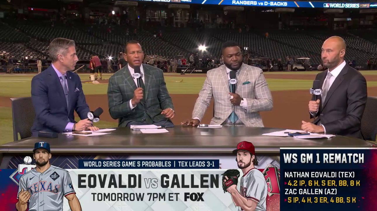 Previewing Rangers' Nathan Eovaldi vs. Diamondbacks' Zac Gallen in World Series Game 5