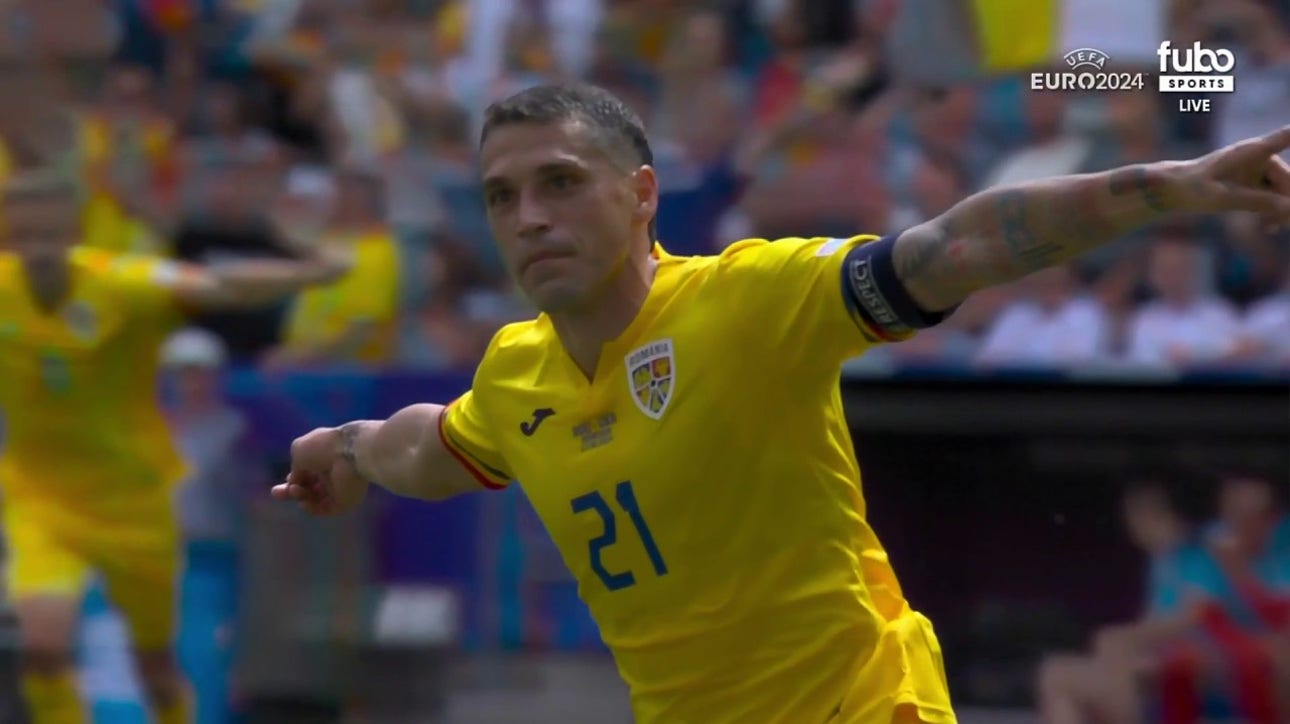 Romania's Nicolae Stanciu scores a sensational goal against Ukraine | UEFA Euro 2024