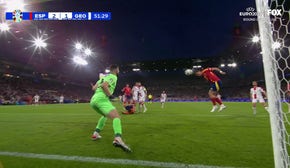 Fabián Ruiz's header gives Spain a 2-1 lead over Georgia | UEFA Euro 2024