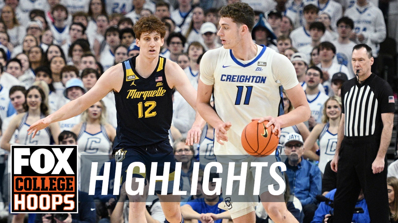 No. 5 Marquette Golden Eagles vs. No. 12 Creighton Bluejays Highlights | CBB on FOX