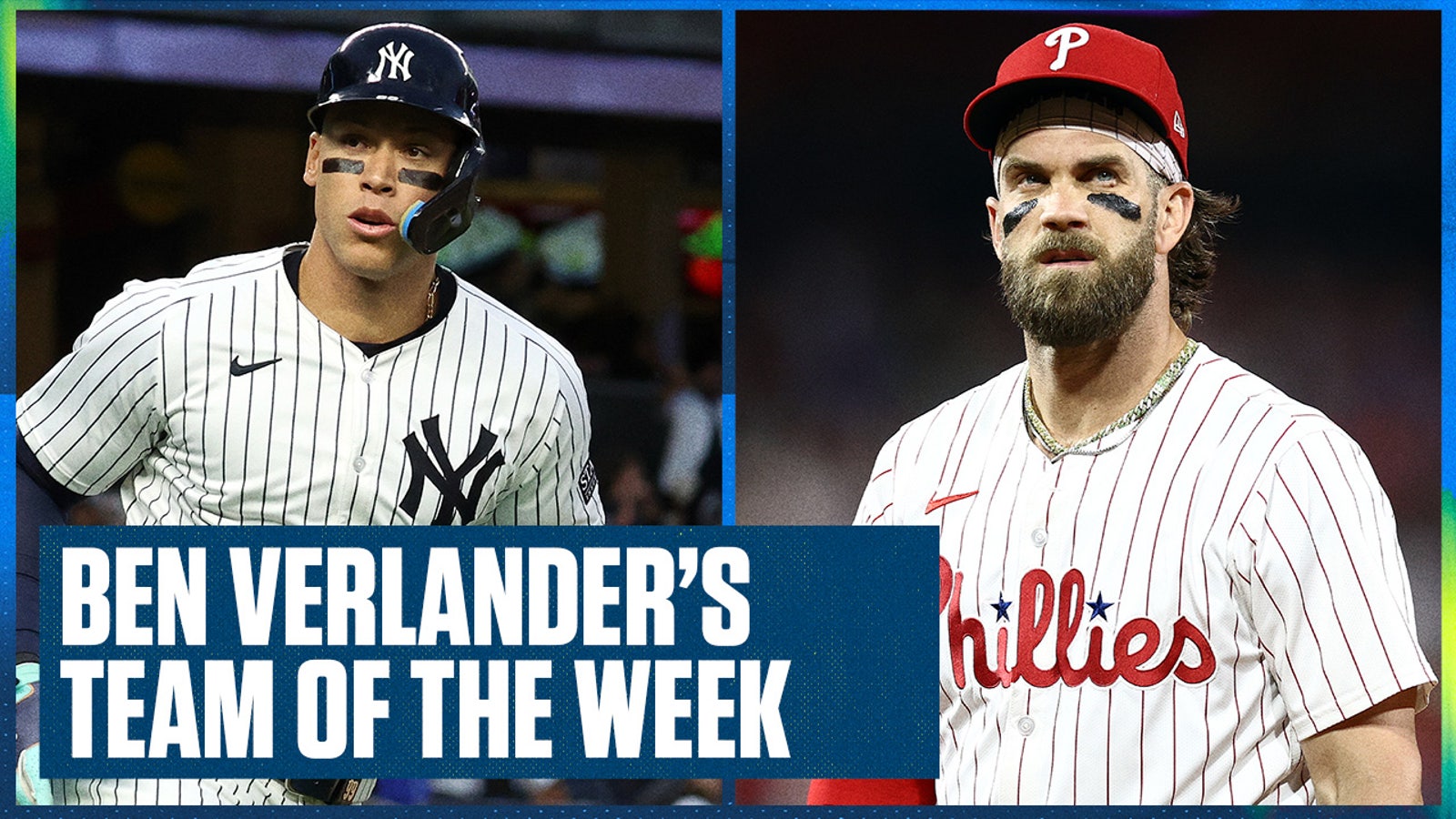 Aaron Judge & Bryce Harper headline Verlander's Team of the Week