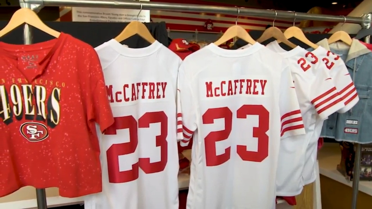 Creating Christian McCaffrey's new San Francisco 49ers jersey