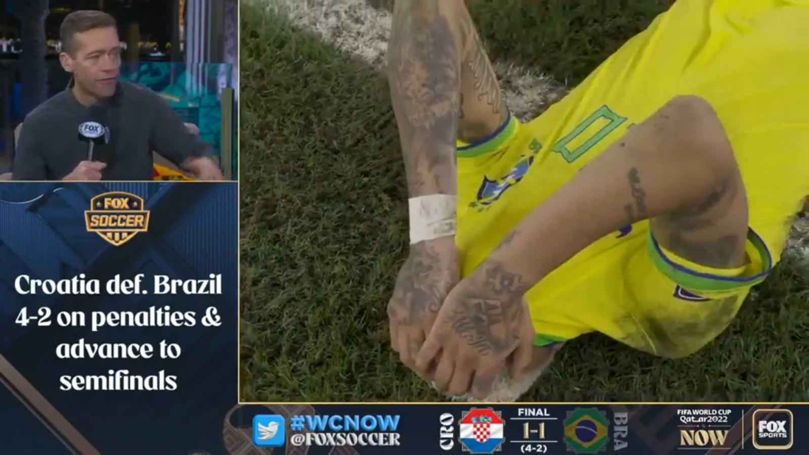 The 'FIFA World Cup Now' crew critiques Brazil's poor defense on Croatia