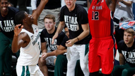 Bridges hurt as No. 2 Michigan State beats Stony Brook 93-71 (Nov 19, 2017)