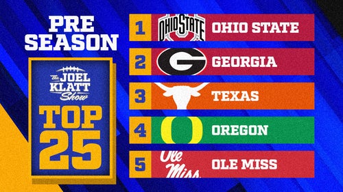 COLLEGE FOOTBALL Trending Image: Joel Klatt's preseason top 25: Ohio State or Georgia at No. 1?