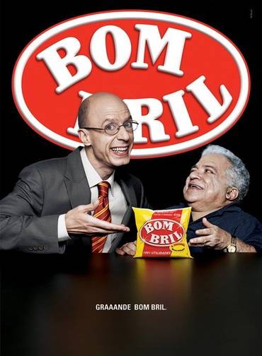 Popularidade. Nelson Ned participa do comercial de Bombril com o garoto-propaganda Carlos Moreno