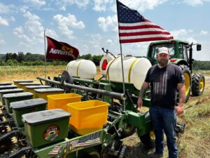 Russell Hedrick has been using ag spray drones from DJI for four years